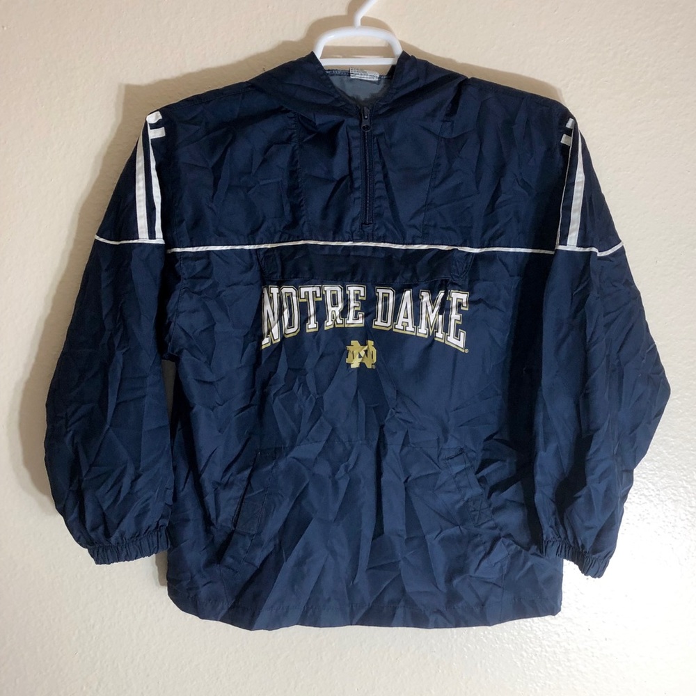 Notre Dame Light Weight Rain Jacket Youth Large